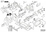 Bosch 3 601 F76 100 Gks 165 Circular Hand Saw 230 V / Eu Spare Parts